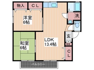 ゼフィランテス　Ｃ棟の物件間取画像